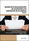 GESTIÓN DE LA DOCUMENTACIÓN DE CONSTITUCIÓN Y DE CONTRATACIÓN DE LA EMPRESA